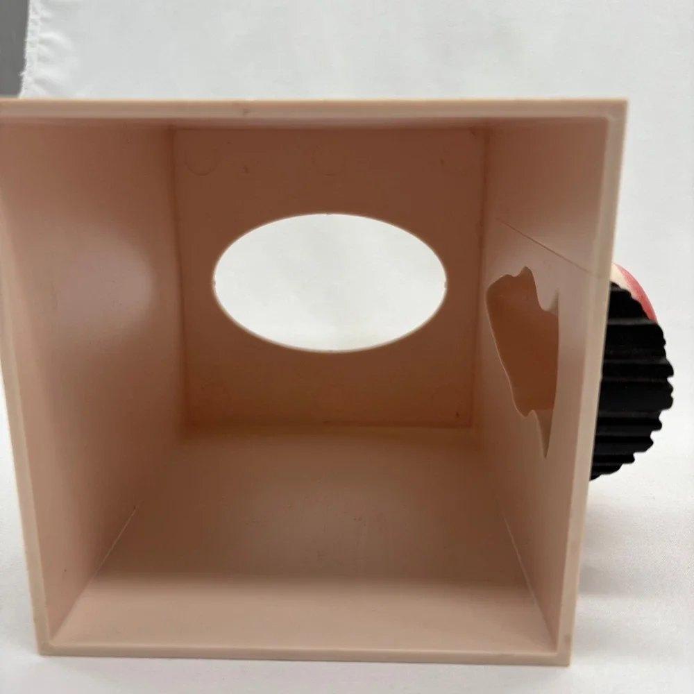 Kitschy Tissue Box Holders Funny Pharmaceutical Advertising Face Entex Plastic